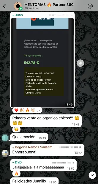 ventas de la comunidad partner 360 3